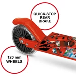 Kép 5/5 - Miraculous: Alumínium összecsukható kétkerekű roller – Mondo toys