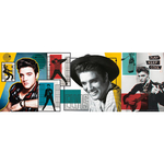 Kép 2/2 - Elvis Presley montázs 500 db-os panoráma puzzle – Trefl