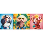Kép 2/2 - Kutya divatbemutató panoráma puzzle 500 db-os – Trefl