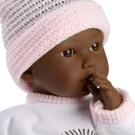 Kép 2/5 - Llorens: Cuca síró afroamerikai baba 30 cm