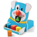 Kép 2/3 - Pörgesd és etesd fa formaegyeztető játék – Melissa & Doug