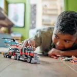 Kép 4/5 - LEGO® Creator: Platós teherautó és helikopter (31146)