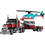 Kép 5/5 - LEGO® Creator: Platós teherautó és helikopter (31146)