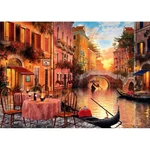Kép 2/2 - Velencei vacsora 1500 db-os HQC kompakt puzzle – Clementoni