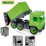 Kép 3/3 - Middle Truck: Kukás autó 43 cm zöld – Wader