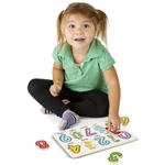 Kép 3/3 - Számok fa puzzle fogantyúval – Melissa & Doug