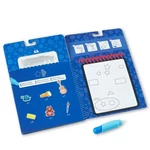 Kép 2/3 - Melissa & Doug: Azúrkék formák rajzolás vízzel kreatív játék