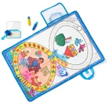Kép 2/3 - Melissa & Doug: Azúrkék rajzszőnyeg rajzolás vízzel kreatív játék