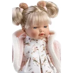 Kép 3/3 - Llorens: Roberta síró baba cumival, rózsaszín ruhában 33 cm