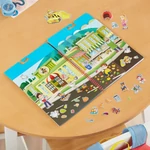 Kép 3/3 - Melissa & Doug: Mancs őrjárat Kaland-öböl újrahasználható matricás füzet