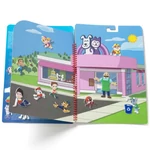 Kép 2/3 - Melissa & Doug: Mancs őrjárat Kaland-öböl pufi matricás füzet
