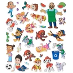 Kép 3/3 - Melissa & Doug: Mancs őrjárat Kaland-öböl pufi matricás füzet