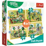 Kép 1/5 - Treflik közös mulatsága 4 az 1-ben puzzle – Trefl
