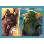 Kép 2/5 - Star Wars: The Mandalorian 4 az 1-ben puzzle – Trefl