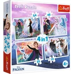 Kép 1/5 - Jégvarázs 2: Varázslat az erdőben 4 az 1-ben puzzle – Trefl