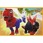 Kép 2/3 - Spidey és a dinók 2×24 db-os puzzle – Trefl