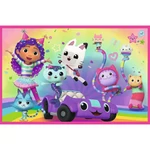 Kép 2/3 - Gabi babaháza játék Gabival 2×24 db-os puzzle – Trefl