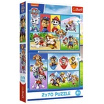 Kép 1/3 - Mancs Őrjárat szabályai 2×70 db-os puzzle – Trefl
