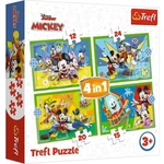 Kép 1/4 - Mickey egér és a barátai 4 az 1-ben puzzle – Trefl