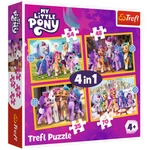 Kép 1/5 - My Little Pony: Én kicsi pónim 4 az 1-ben puzzle – Trefl