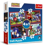 Kép 1/5 - Sonic a sündisznó 4 az 1-ben puzzle – Trefl