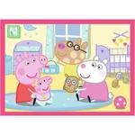 Kép 2/5 - Peppa malac - 4 az 1-ben 12,15,20,24 db-os puzzle - Trefl