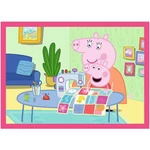 Kép 3/5 - Peppa malac - 4 az 1-ben 12,15,20,24 db-os puzzle - Trefl