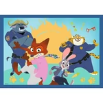 Kép 4/5 - Zootropolis 2 – 4 az 1-ben 35–48–54–70 db-os puzzle – Trefl