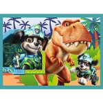 Kép 4/5 - Mancs őrjárat kalandok a dinók szigetén 4 az 1-ben puzzle szett - Trefl