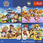 Kép 2/2 - Mancs Őrjárat - 4 x 88 db-os Premium Plus Kids puzzle - Trefl