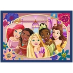 Kép 2/5 - Disney Hercegnők - 4 az 1-ben puzzle 4 x 88 db-os - Trefl