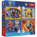 Kép 1/2 - Toy Story 5 - 4 x 88 db-os Premium Plus Kids puzzle - Trefl
