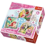 Kép 1/4 - Disney Hercegnők és a kis kedvenceik 3 az 1-ben puzzle – Trefl