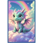 Kép 2/4 - Színes mesevilág – 3 x 50 db-os puzzle unikornissal, sellővel és sárkánnyal – Trefl