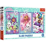 Kép 1/4 - Gabi babaháza színes napok 3×80 db-os puzzle – Trefl