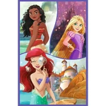 Kép 4/4 - Disney hercegnő barátok 3×80 db-os puzzle – Trefl