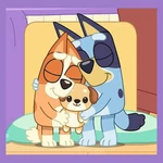 Kép 2/4 - Bluey 3 az 1-ben 20–36–50 db-os puzzle – Trefl