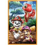Kép 4/4 - Mancs Őrjárat Dinoszauruszok szigete - 3 x 80db-os puzzle - Trefl