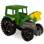 Kép 2/3 - Zöld traktor billenős pótkocsival 38,5 cm – Wader