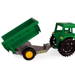 Kép 3/3 - Zöld traktor billenős pótkocsival 38,5 cm – Wader