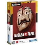 Kép 1/2 - A nagy pénzrablás: Dali maszk 500 db-os puzzle – Clementoni