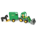 Kép 2/4 - Homlokrakodós traktor lovas utánfutóval 41 cm – Wader