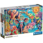 Kép 1/2 - Az elefántok karneválja 500 db-os HQC kompakt puzzle – Clementoni