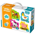 Kép 1/2 - Kisállatok a farmon bébi puzzle szett – Trefl