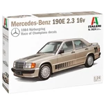 Kép 1/10 - Italeri 1/24 Mercedes-Benz 190E 2.3 16V autó makett