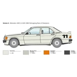 Kép 3/10 - Italeri 1/24 Mercedes-Benz 190E 2.3 16V autó makett