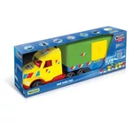 Kép 1/2 - Magic Truck Basic: Kamion dobozos utánfutóval és fénnyel 80 cm-es – Wader