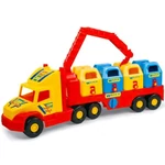 Kép 2/3 - Magic Truck: Szelektív kukásautó 80 cm – Wader