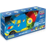 Kép 1/2 - Magic Truck: Betonkeverő mixer kocsi fluoreszkáló lámpákkal 60 cm – Wader