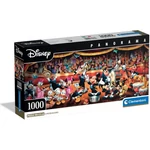 Kép 1/2 - Disney – Mickey és barátai zenekarban 1000 db-os panoráma puzzle poszetrrel – Clementoni